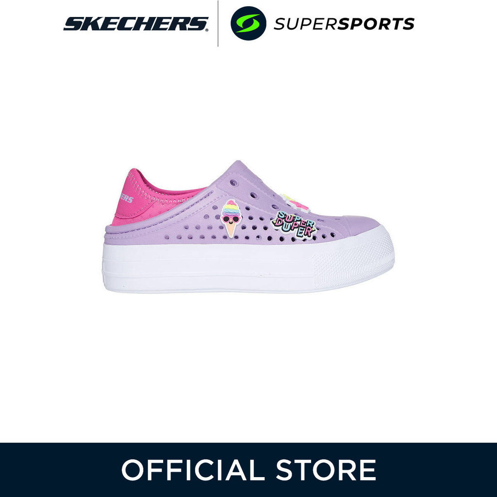 SKECHERS Foamies®: Guzman HI-Rise - Stay Vibin รองเท้าลำลองเด็กผู้หญิง