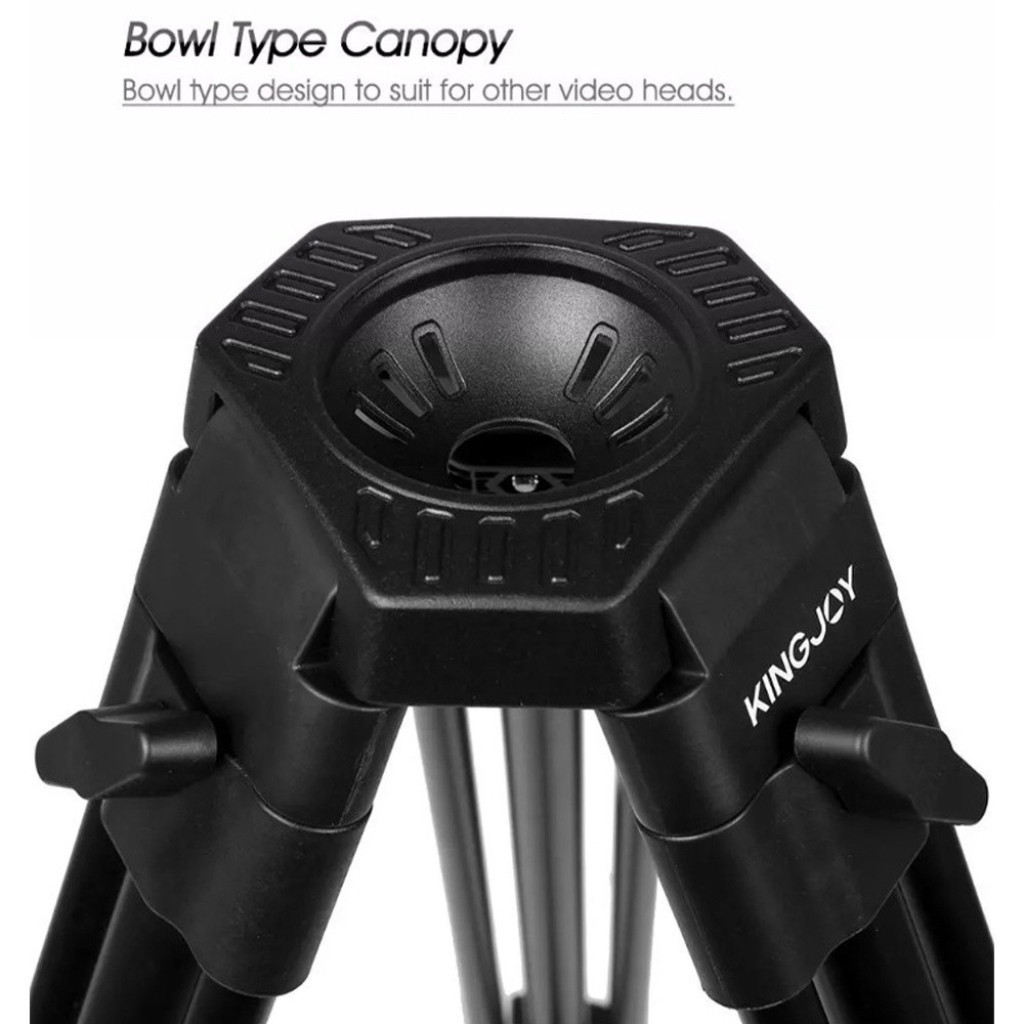 Kingjoy VT2100L Tripod ขาตั้ง ขาตั้งกล้อง ขาตั้งขนาดใหญ่ ถ่ายVideo  รับน้ำหนักได้ 15 กิโลกรัม
