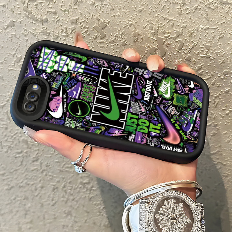 เคสสำหรับ OPPO A5 A3s A12E Realme C1 เคสครอบไนกี้เทรนด์ป้องกันการตก