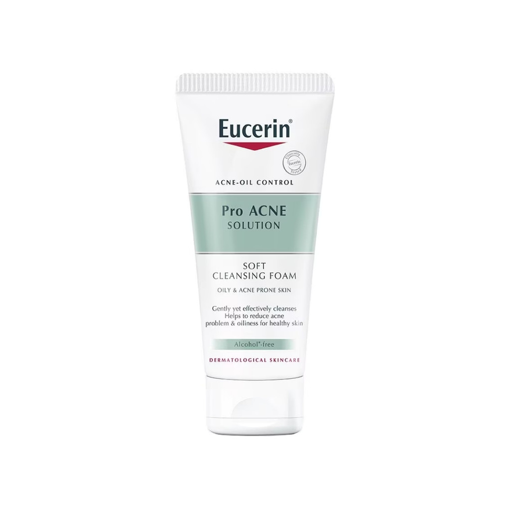 Eucerin Pro Acne Solution Soft Cleansing Foam 50 ml. - โฟมล้างหน้าสำหรับคนเป็นสิว ช่วยลดปัญหาสิว รูปที่ 2