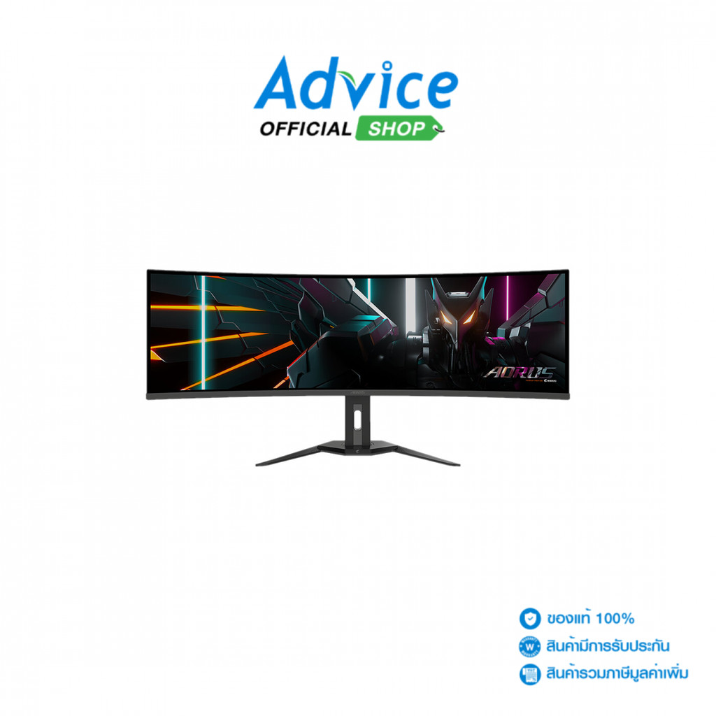 GIGABYTE Monitor 49'' AORUS CO49DQ CURVE (OLED, HDMI, DP, USB-C) 2K 144HZ - A0160018