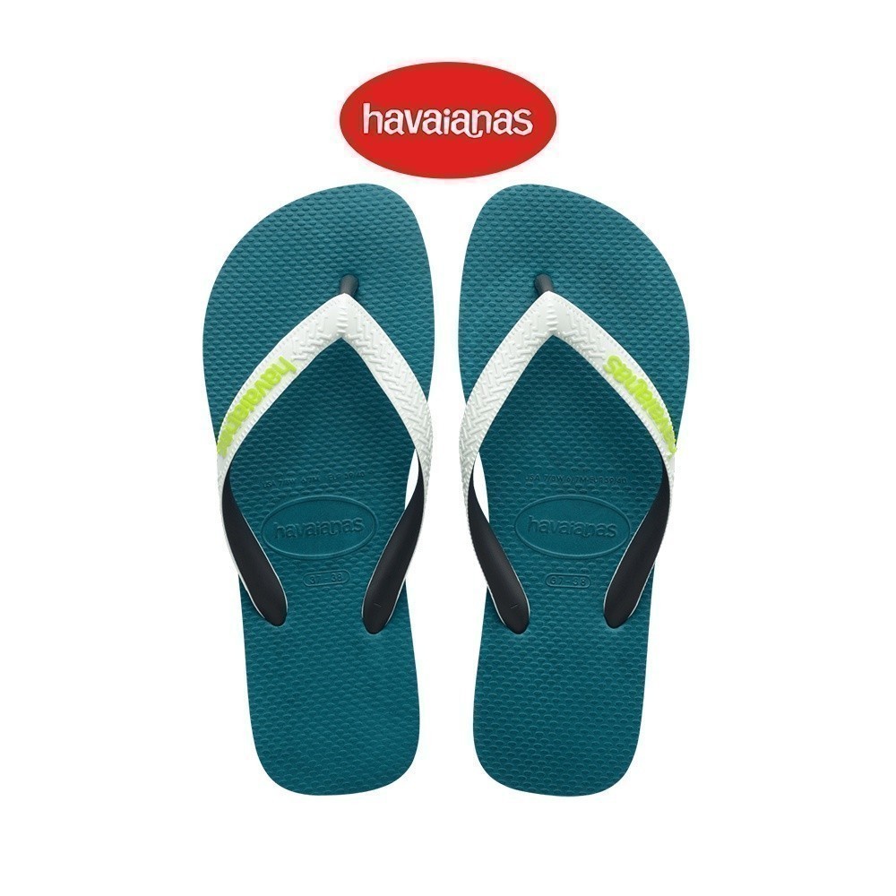 HAVAIANAS รองเท้าแตะผู้ชาย Top Mix Flip Flops Wht/Blck/Quar 41155491832U_F3GNXX