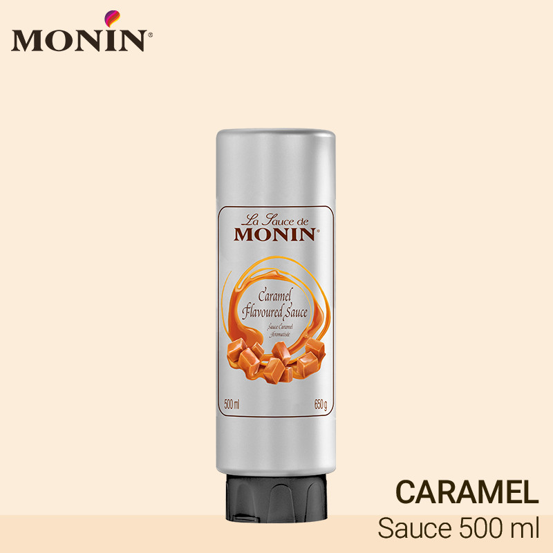 พร้อมส่ง Monin Caramel Sauce 500 ml 1 bottle โมนิน คาราเมลซอส 500 มล. 1 ขวด