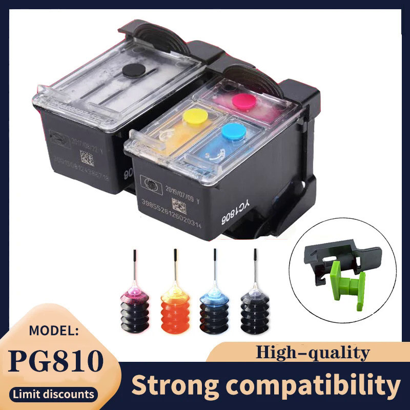 810XL 811XL pg 810 cl 811 Ink Cartridge Replacement for Canon PG810 CL811 for Pixma MP245 258 268 27