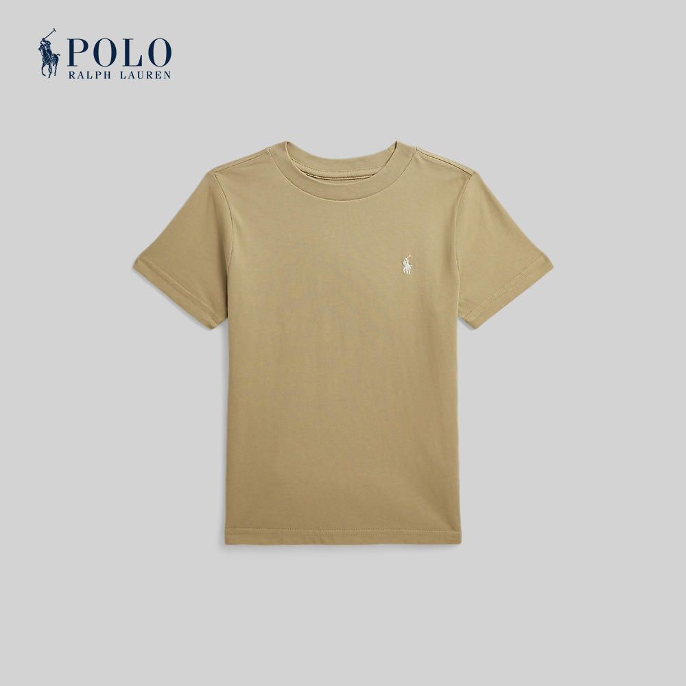 Polo Ralph Lauren Kids เสื้อยืดเด็กผู้ชาย Cotton Jersey Crewneck Tee รุ่น CWPOTSHB8020908 สีน้ำตาล
