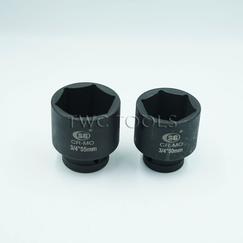 ลูกบล็อกลม 3/4" เบอร์ 50 55 บล็อก​ขัน​ล้อ บล็อคขันน็อต หกเหลี่ยม 6 หุน