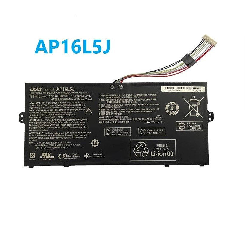 Battery Acer Spin Swift 1SP111-34N-C47K SF514-52T AP16L5J Notebook แบตเตอรี่ โน๊ตบุ๊ค เอเซอร์