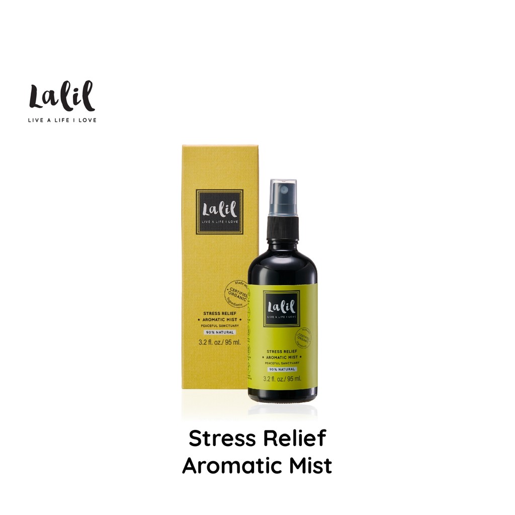LALIL Stress Relief Aromatic Mist 95ml (สเปรย์ปรับอากาศ หอมเย็น คลายกังวล)