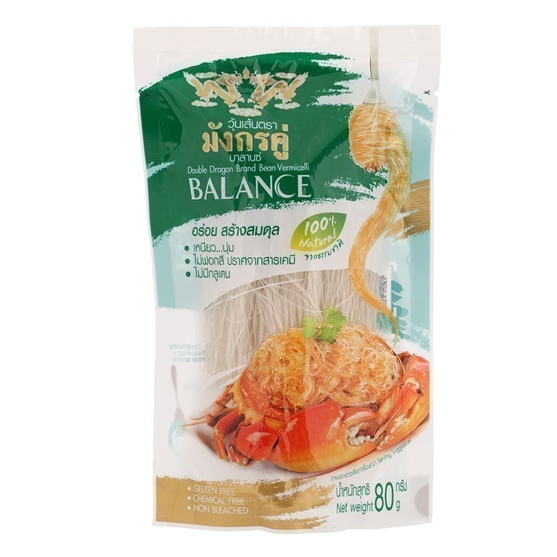 มังกรคู่บาลานซ์วุ้นเส้น 80กรัม [8850122800109]