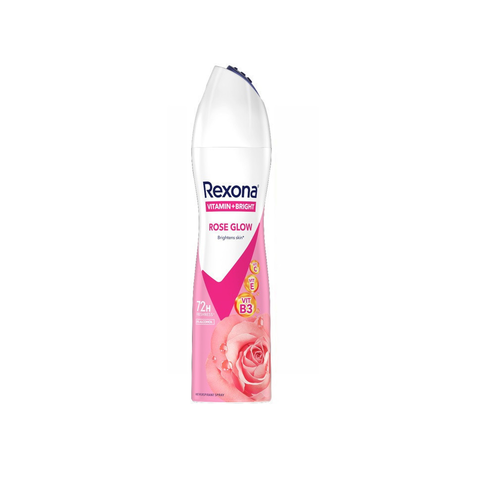 Rexona เรโซนา แอดวานซ์ ไวท์เทนนิ่ง เฟรช โรส สเปรย์ 135 มล.