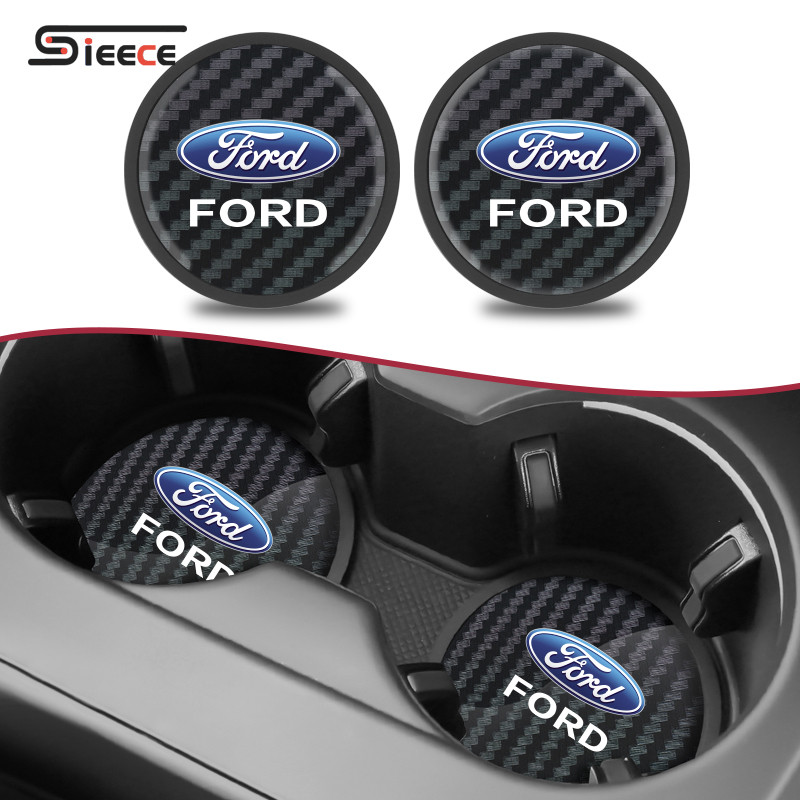 Sieece ฟิล์มกันรอยมือจับประตูรถยนต์ คาร์บอนไฟเบอร์ กันรอยประตูรถยนต์ สำหรับ Ford Ranger Fiesta Everest Focus Ecosport
