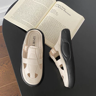 Luckkyshoes ใหม่ล่าสุด รองเท้าแตะแฟชั่นมาใหม่ รุ่นนี้พื้นนิ่มใส่สบาย งานเปิดส้นสวยปัง ใส่ได้หลากหลายโอกาส แต่งดีไซน์สายไ