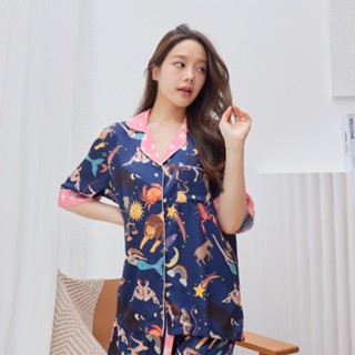 ชุดนอน Muslin pajamas [ โค้ด MUSSEP130 ลด 130 ฿]Silk Satin ( รุ่น N1149,T1149,L1149)