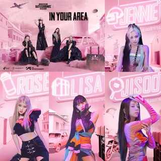 ✑◊BLACKPINK โปสเตอร์ร่วมสติกเกอร์หอพักนักเรียน LISA JENNIE สติ๊กเกอร์ติดผนังดาวการปรับแต่งอุปกรณ์ต่อพ่วง