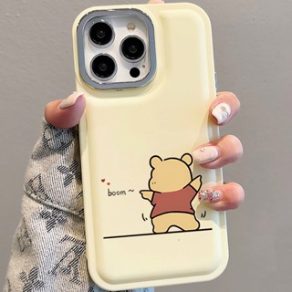 เคสโทรศัพท์มือถือ ลายวินนี่เดอะพูห์ เลนส์โลหะ สําหรับ iPhone 14Promax 13 12 11 7Plus X XR xsmax
ปกอ่อน