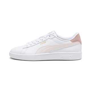 PUMA BASICS - รองเท้าผ้าใบ Smash 3.0 L สีขาว - FTW - 39098712