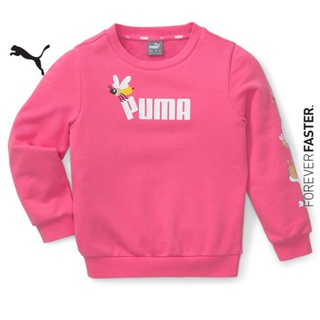 PUMA KIDS - เสื้อกันลมคอกลมเด็ก Small World สีชมพู - APP - 67342082