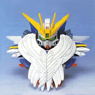 ❡✥Bandai Gundam รุ่นประกอบ SD BB Q เวอร์ชั่น 203 Wing Zero ปีกบิน Zero กันดั้มนางฟ้าผมร่วง