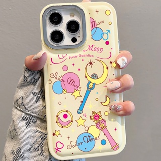 เคสโทรศัพท์มือถือ แบบนิ่ม ลายการ์ตูนเซเลอร์มูน สําหรับ iPhone 14Promax 13 12 11 7Plus X XR xsmax