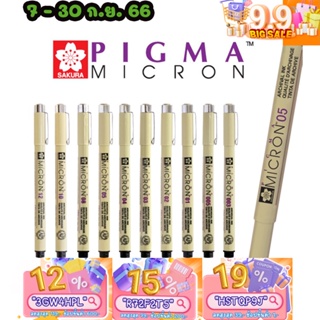 ทักแชทแจกโค้ด ปากกาตัดเส้นพิกม่า ซากุระ (SAKURA Pigma Pen) แบบหัวเข็ม