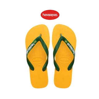 Havaianas รองเท้าแตะ BRASIL LOGO - YELLOW รุ่น 41108501740YLXX (รองเท้าผู้ชาย รองเท้าผู้หญิง รองเท้า รองเท้าแตะชาย รองเท้าแตะหญิง)