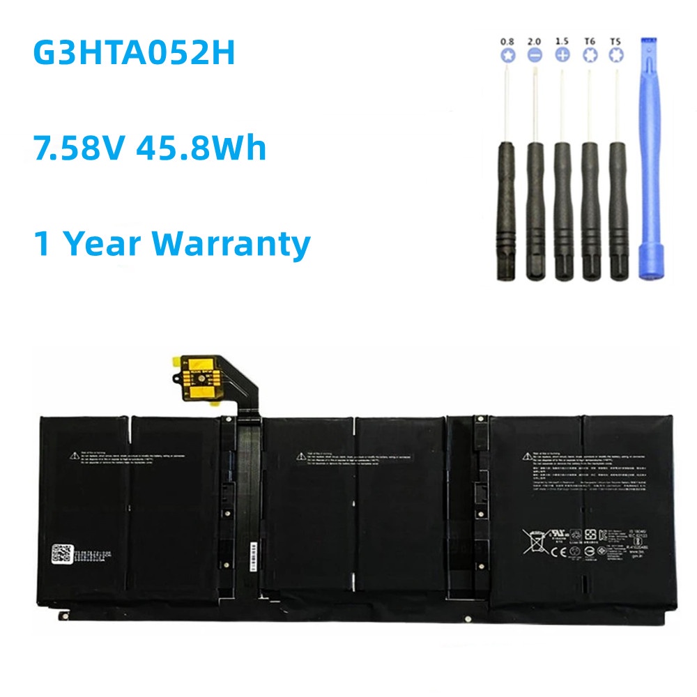G3HTA052H DYNT02 Laptop Battery For Microsoft Surface Laptop 3 13.5 1867 1868 7.58V 6041mAh 45.8Wh