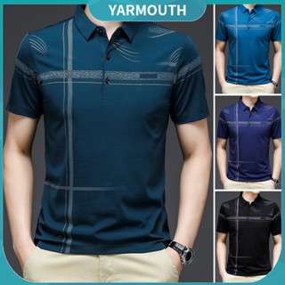 Yyr_ เสื้อเชิ้ตคอปก สําหรับผู้ชาย