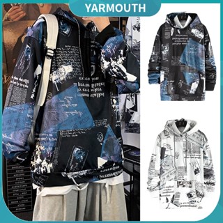 Yyr_ เสื้อกันหนาว สไตล์ฮิปฮอป สําหรับผู้ชาย