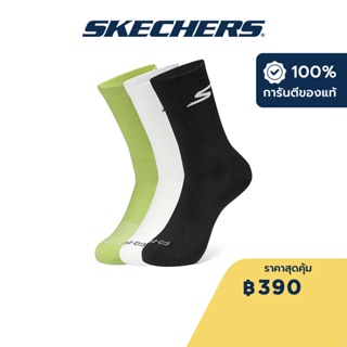 Skechers สเก็ตเชอร์ส ถุงเท้าหุ้มข้อยูนิเซ็กส์ Unisex Crew Sock  Accessory - P223U008-00CB