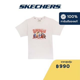 Skechers สเก็ตเชอร์ส เสื้อยืดแขนสั้นเด็กผู้ชาย Boys Warner Bros. Short Sleeve Tee Apparel - SL323B329-00GK