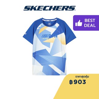 Skechers สเก็ตเชอร์ส เสื้อยืดแขนสั้นเด็กผู้ชาย Boy Short Sleeve Tee Apparel - P223B006-02S1