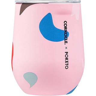 Corkcicle Stemless Insulated Wine Glass #PINK PARTY 12oz. แก้วเก็บความเย็นได้ถึง9ชม. เก็บความร้อนได้3ชม. จากUSA Tumbler