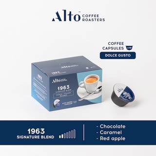 Alto Coffee กาแฟแคปซูล 1963 Signature Blend สำหรับเครื่อง Nescafe Dolce Gusto (10 แคปซูล)