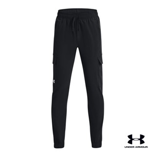 Under Armour UA Boys Pennant Woven Cargo Pants อันเดอร์ อาร์เมอร์ กางเกงออกกำลังกายสำหรับเด็กผู้ชาย