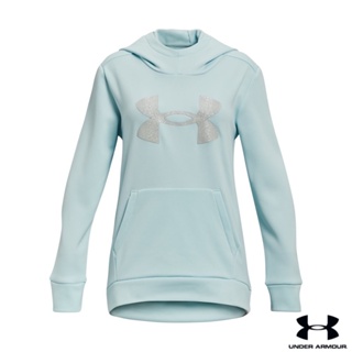 Under Armour UA Girls Armour Fleece® Glitter Hoodie อันเดอร์ อาร์มเมอร์ เสื้อเทรนนิ่ง สำหรับเด็กผู้หญิง