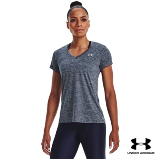 Under Armour UA Womens Tech™ Twist V-Neck อันเดอร์ อาร์เมอร์ เสื้อออกกำลังกาย สำหรับผู้หญิง