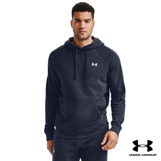 Under Armour UA Mens Rival Cotton Hoodie อันเดอร์ อาร์เมอร์ เสื้อออกกำลังกาย สำหรับผู้ชาย