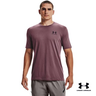 Under Armour UA  Mens Sportstyle Left Chest Short Sleeve Shirt อันเดอร์ อาเมอร์ เสื้อออกกำลังกายแขนสั้น สำหรับผู้ชาย