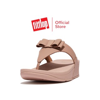 FITFLOP LULU BOW LEATHER รองเท้าแตะแบบหูหนีบผู้หญิง รุ่น GS3-137 สี BEIGE