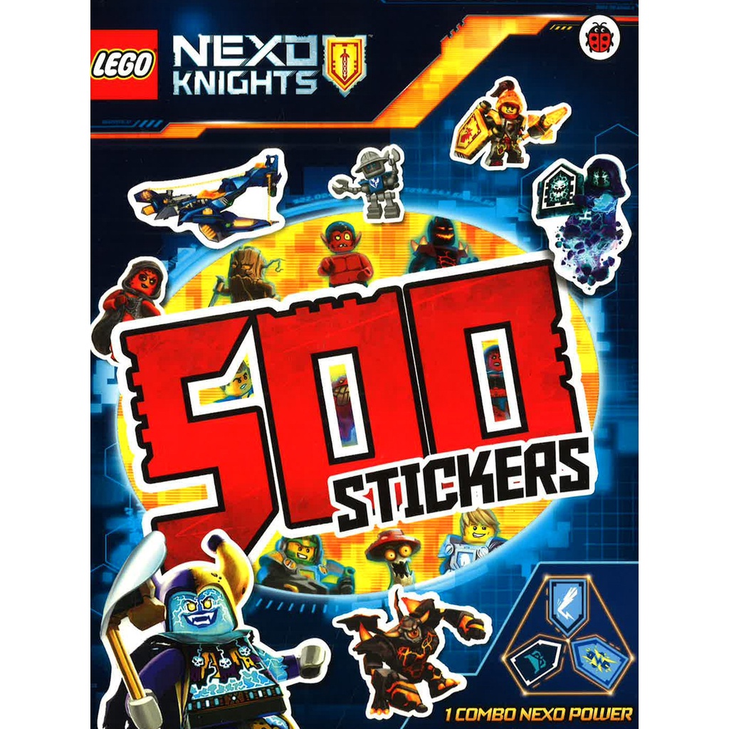 หนังสือต่างประเทศ BBW หนังสือ Lego Nexo Knights: 500 Stickers ISBN: 9780241295038