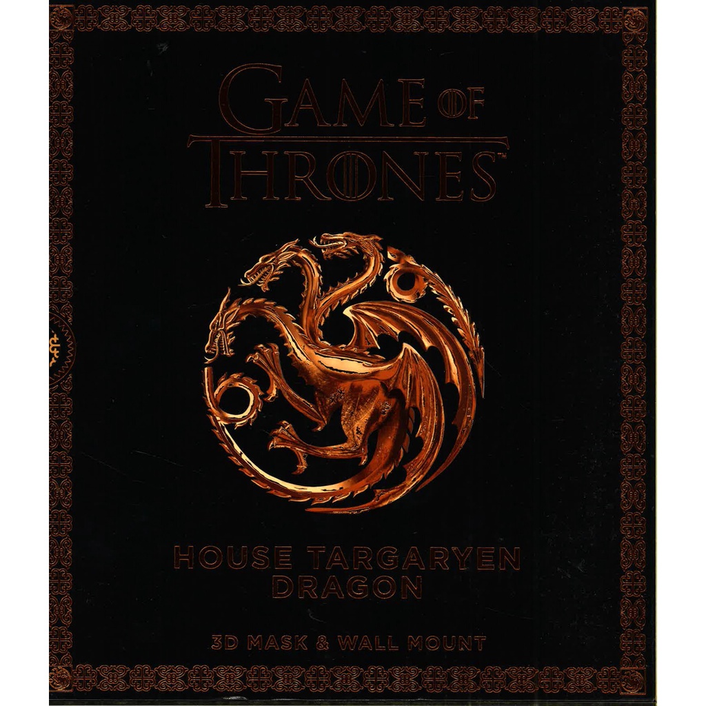 หนังสือต่างประเทศ BBW หนังสือ Game Of Thrones Mask - Targaryen Dragon ISBN: 9781781777459