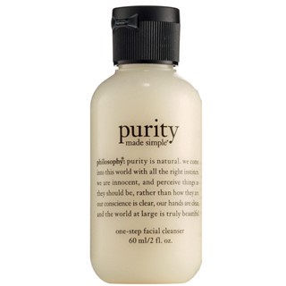 PHILOSOPHY Purity Made Simple one-step facial cleanser 2oz/60ml ผลิตภัณฑ์ทำความสะอาดผิวหน้า คลีนเซอร์อันโด่งดัง