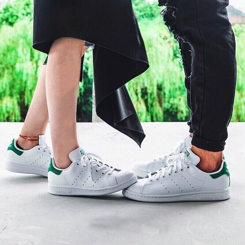 ☋L58Original ADIDAS STAN SMITH Unisex Sneakers Skateboard Shoes mens women