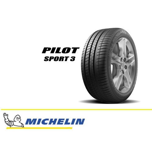 ยางรถยนต์ MICHELIN 195/55 R15 รุ่น PILOT SPORT3 (PS3) 89V  (จัดส่งฟรี!!! ทั่วประเทศ)