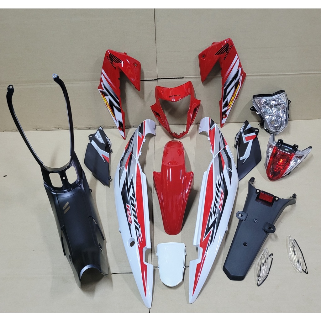 ชุดสี sonic new ปี2004-2007 สีแดงขาว เฟรมรถ โซนิคตัวใหม่