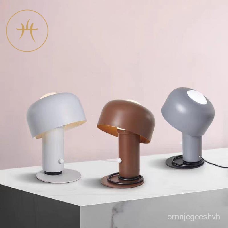 Post-Modern Mushroom Table Lamp Bedroom Nordic Study Living Room Creative Children's Room Designer D