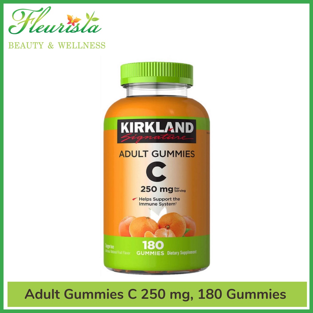 Kirkland  Signature Vitamin C 250 mg , 180 Adult Gummies (Exp. 02/2025)