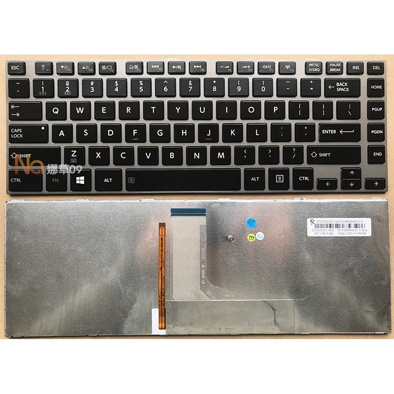 Toshiba L800 L805 c805 L840 L845 C800 P845 P840 คีย์บอร์ดแบ็คไลท์