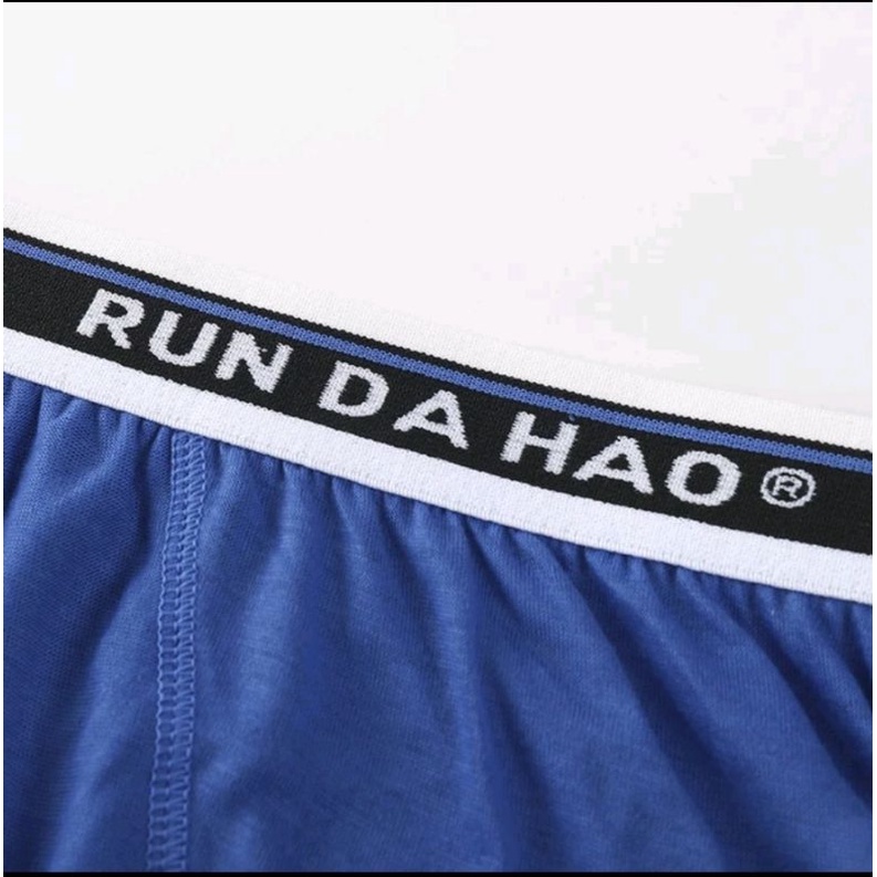 (ผู้ใหญ่) กางเกงในผู้ชาย สีพื้น ขาเว้า โชว์ขอบ ใส่สบาย 10 ตัว คละสี