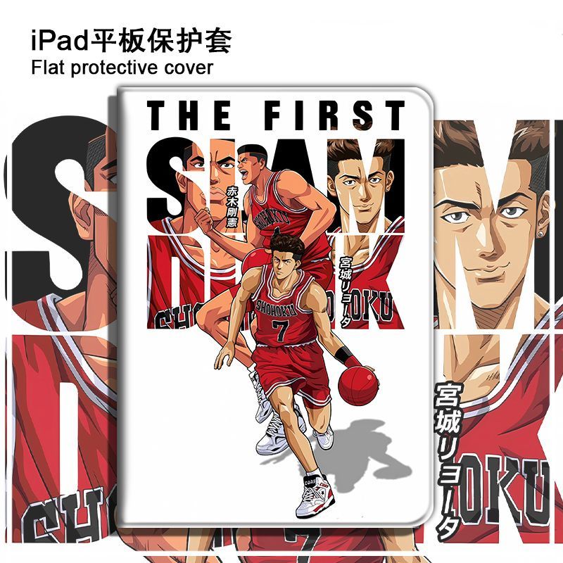 slam dunk เคสไอแพด gen10 mini4/5/6 เคส iPad 10.2 gen7/8/9 case iPad anime air 4 5 pro11 2022 cover pen slot iPad gen5/6